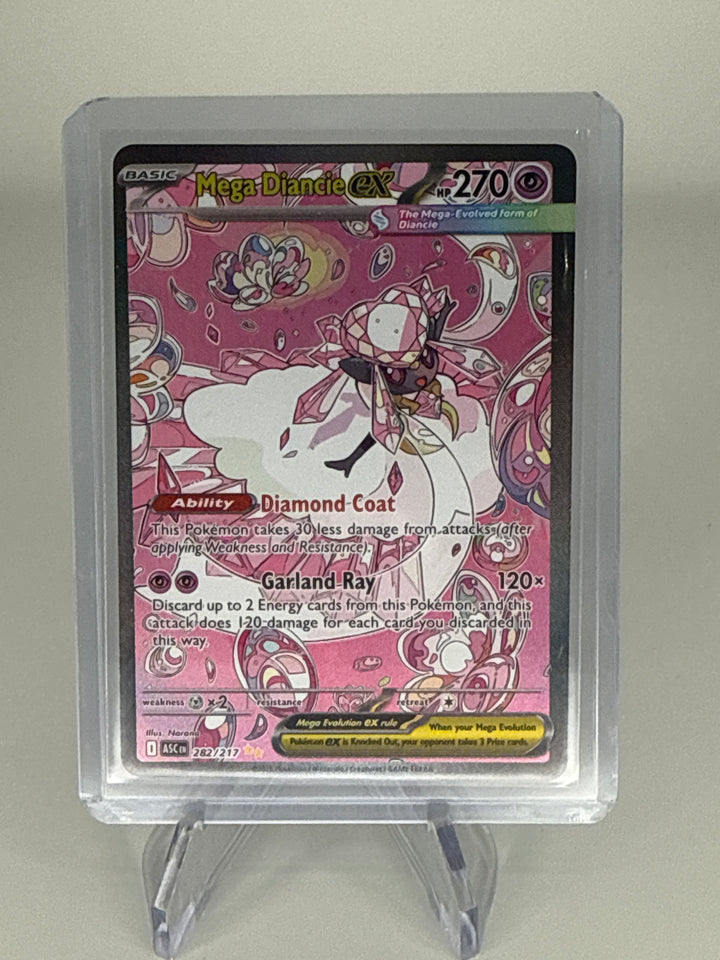Pokemon TCG 2025 Mega Diancie EX Mega Ascended Heroes Special Illustration Rare, 282/217