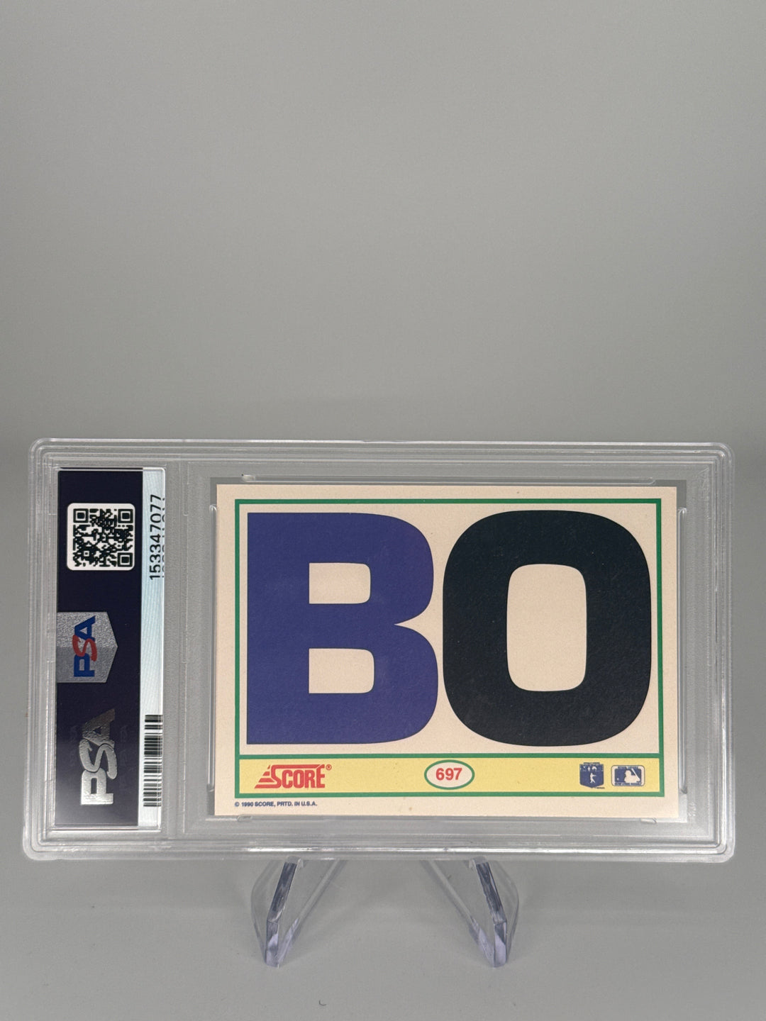 Bo Jackson 1990 Score, PSA 7
