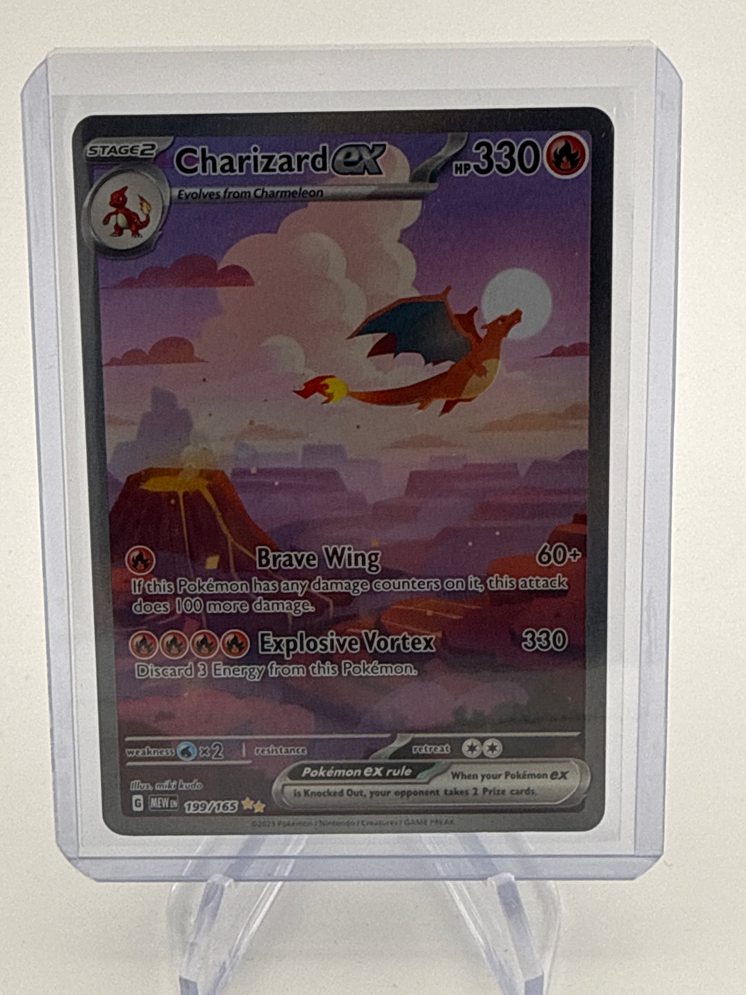 Pokemon TCG 2023 Charizard EX Scarlet & Violet 151 Special Illustration Rare, 199/165