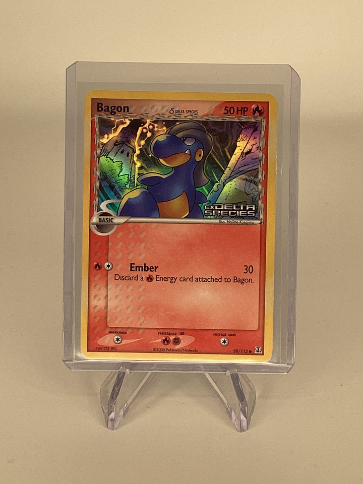 Pokemon TCG 2005 Bagon Delta Species Reverse Holo EX Delta Species Stamped, 58/113