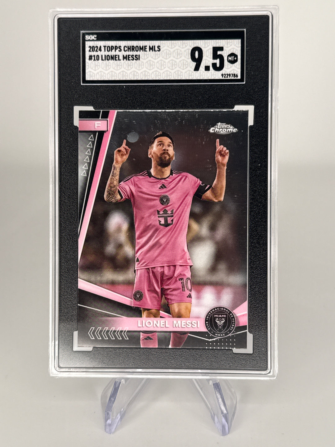 Lionel Messi 2024 Topps Chrome MLS, SGC 9.5 Gem Mint