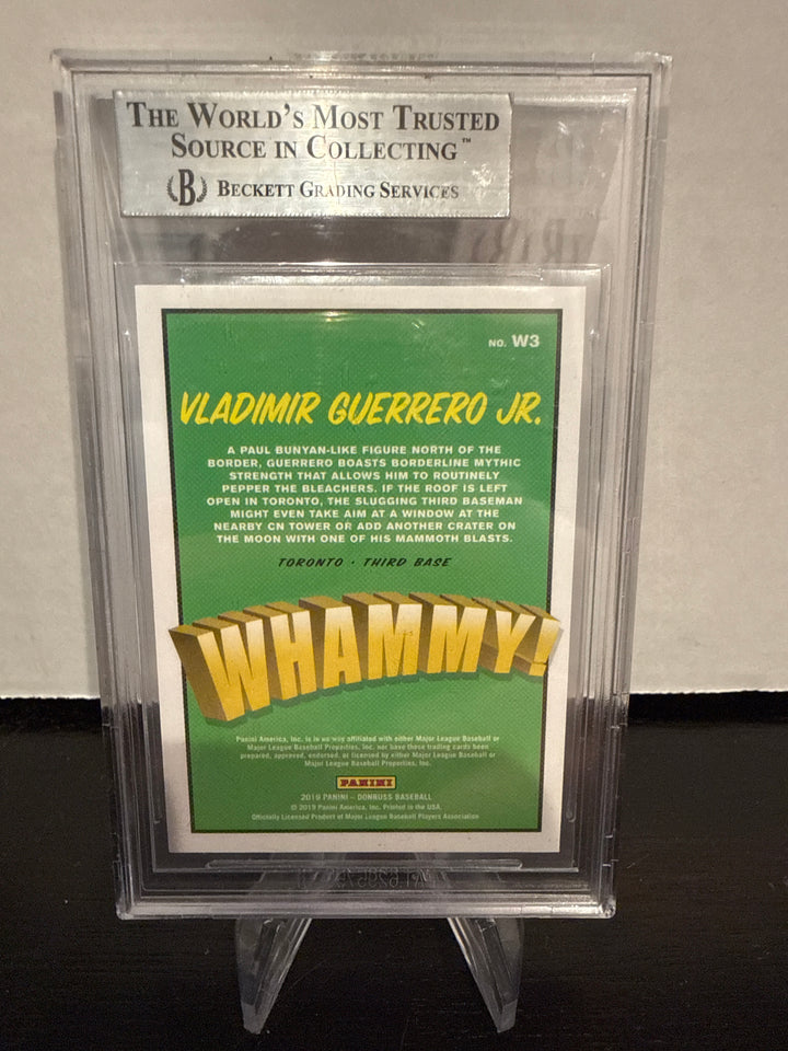 Vladimir Guerrero Jr. 2019 Panini Donruss Whammy SSP Case Hit Rookie, BGS 9 Mint