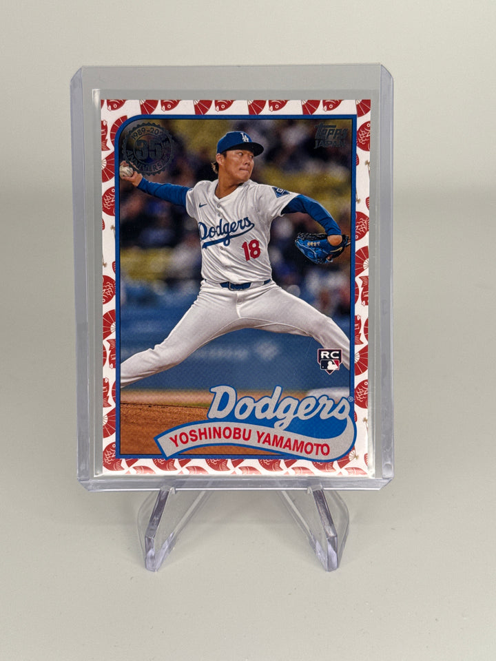 Yoshinobu Yamamoto 2024 Topps Japan Edition Koi Fish SP Rookie