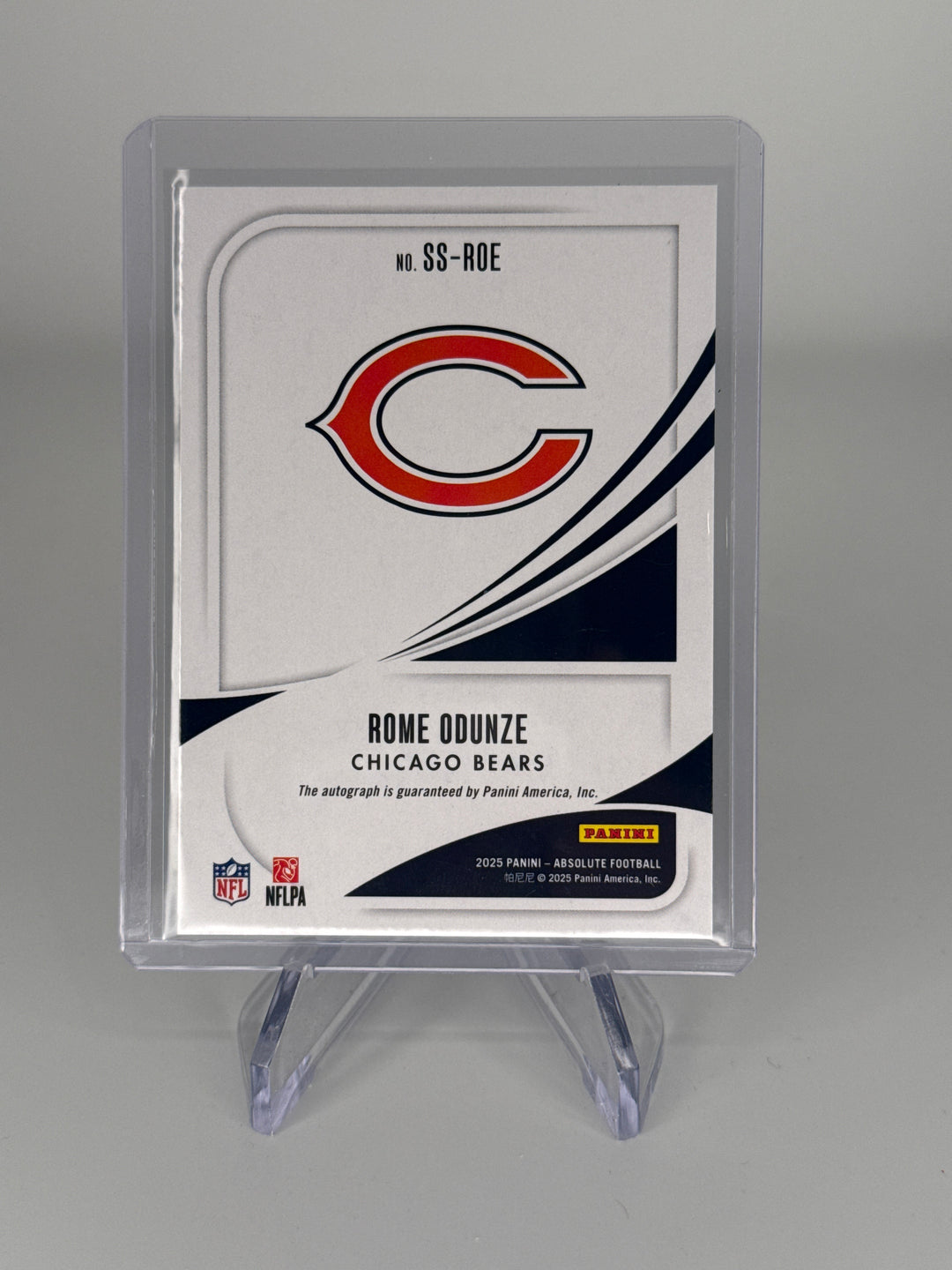 Rome Odunze 2025 Panini Absolute Signature Standout Auto, 177/199