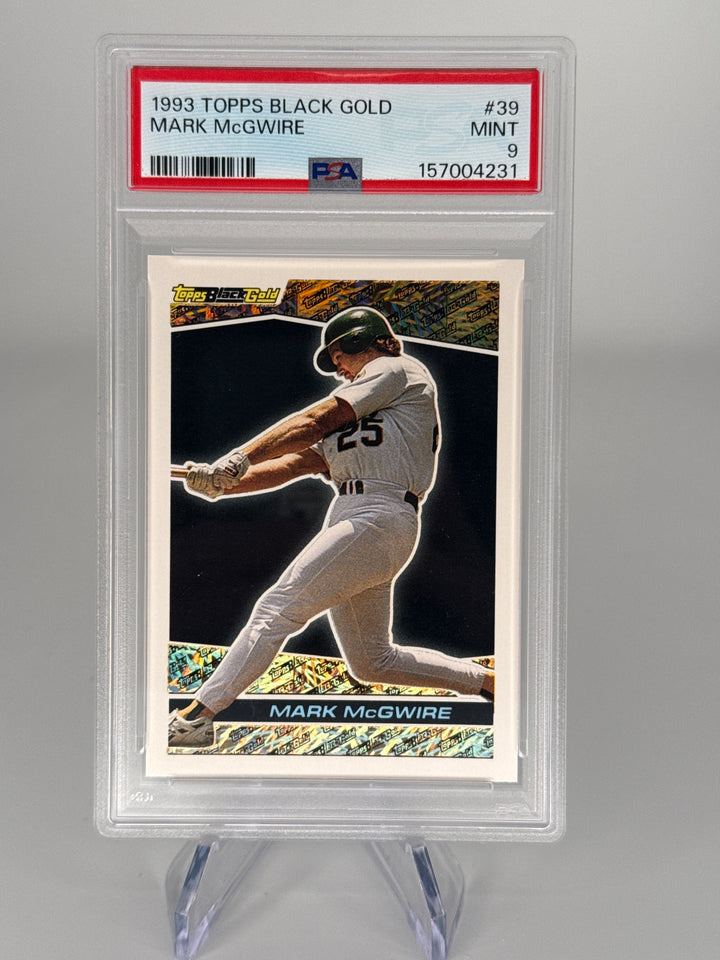 Mark McGwire 1993 Topps Black Gold, PSA 9 Mint