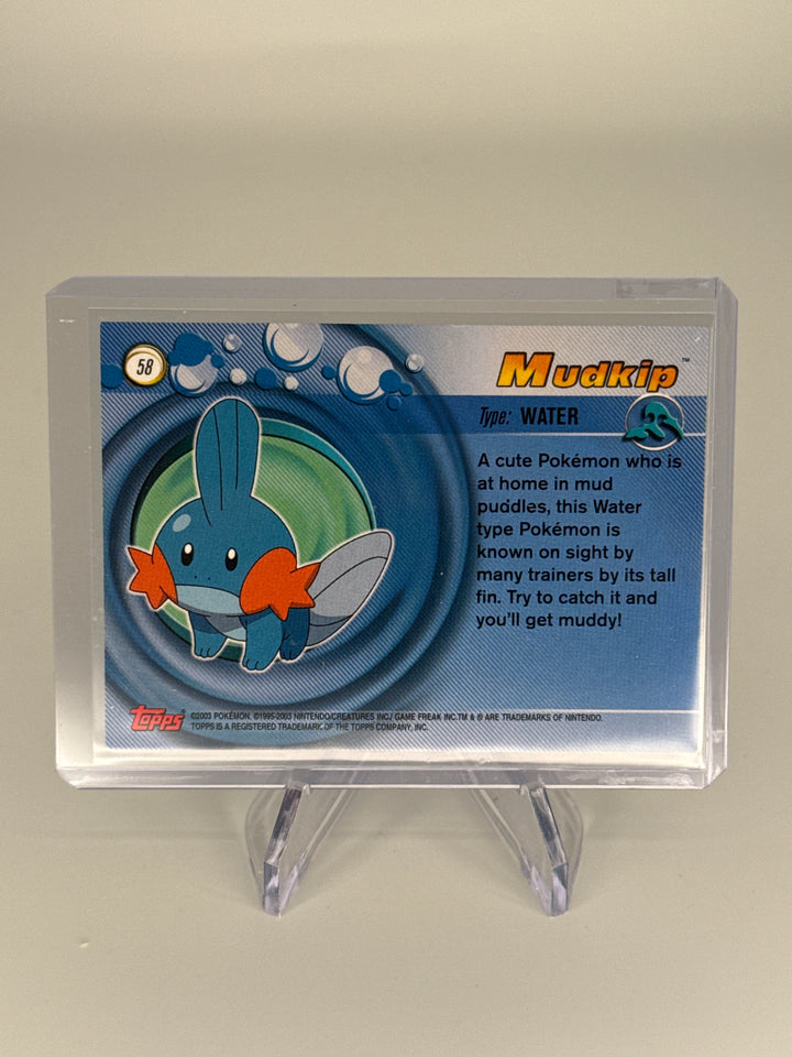 Pokemon TCG 2003 Topps Pokemon Mudkip Advanced English, 58