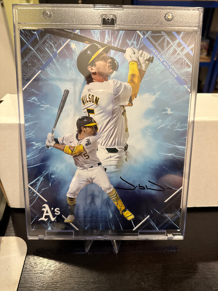 Jacob Wilson 2025 Fanatics Emanate Collectable Jumbo Autograph