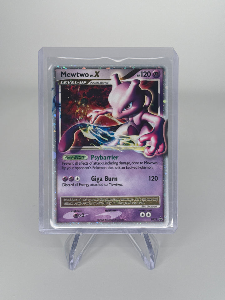 Pokemon TCG 2008 Mewtwo LV.X Diamond & Pearl Black Star Promo, DP28