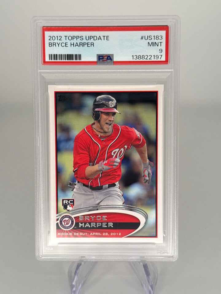 Bryce Harper 2012 Topps Update Rookie, PSA 9 Mint
