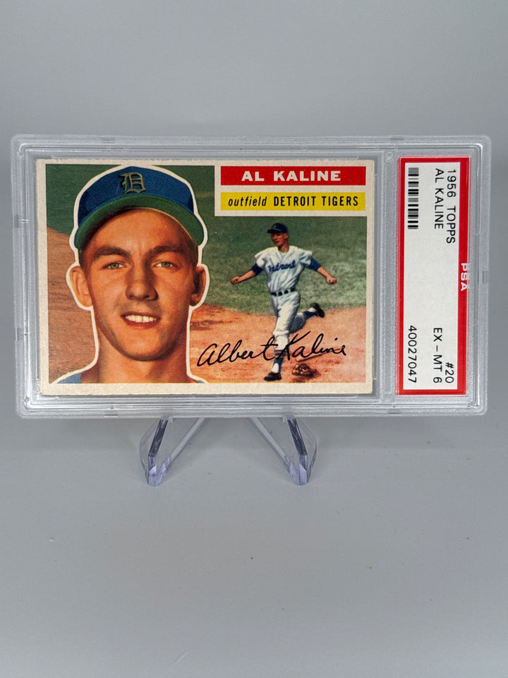Al Kaline 1956 Topps, PSA 6
