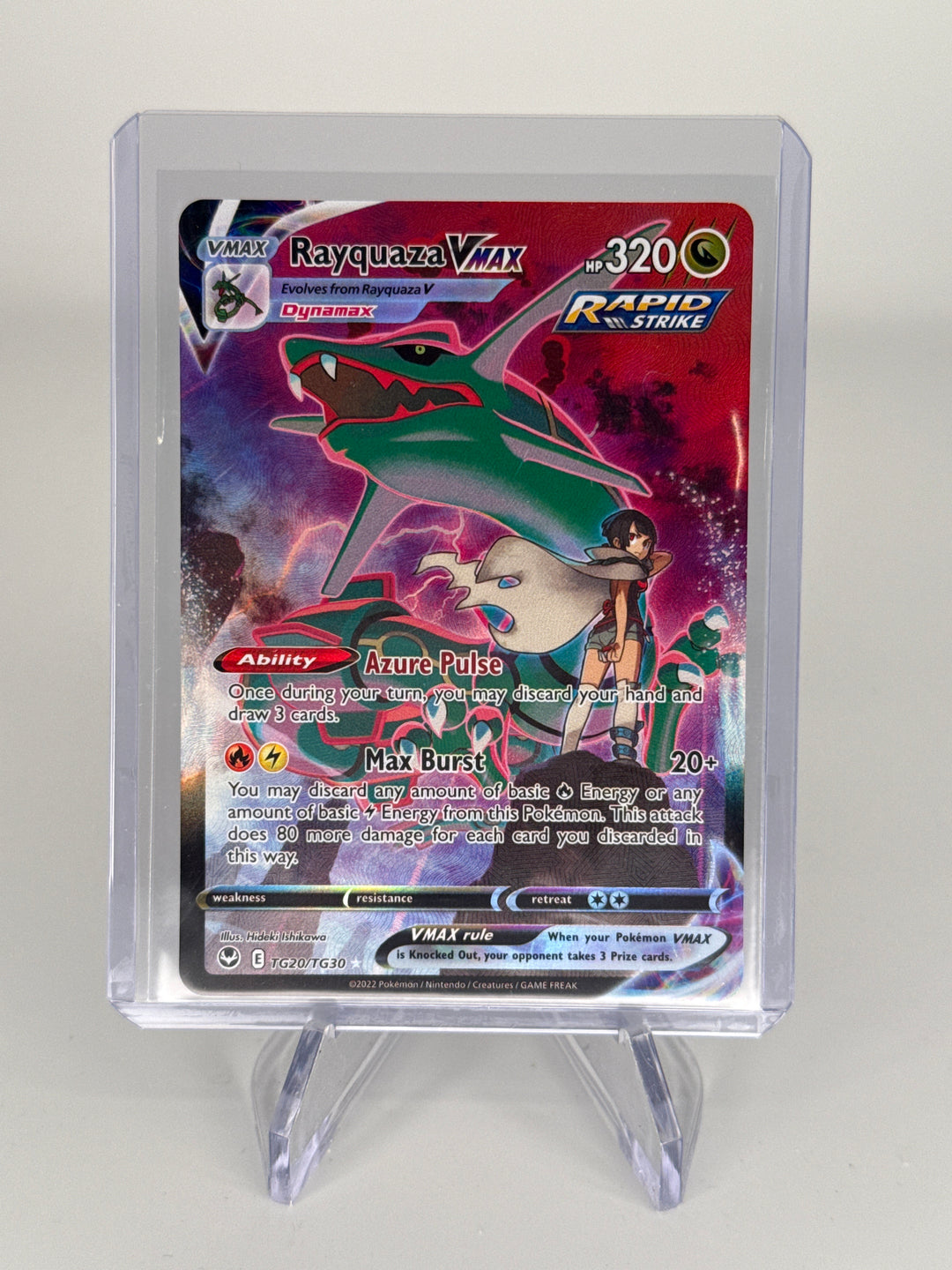 Pokemon TCG 2022 Rayquaza VMax Astral Radiance, TG20/TG30
