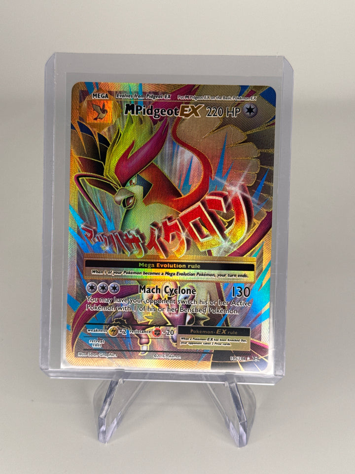Pokemon TCG 2016 Mega Pidgeot EX Evolutions Ultra Rare Full Art Holo, 105/108