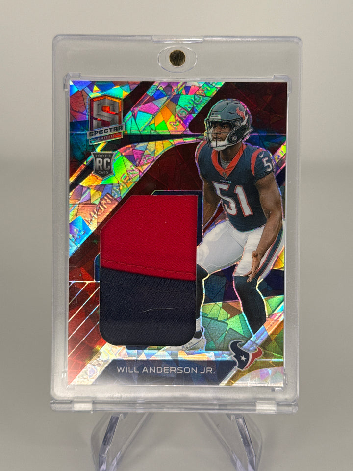 Will Anderson 2023 Panini Spectra Rookie Monumental Relic, 08/40