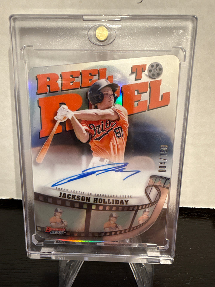 Jackson Holliday 2023 Bowmans Best Reel to Reel Auto, /150
