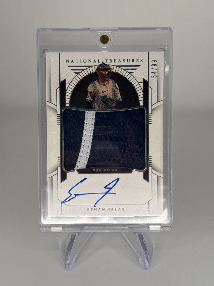 Ethan Salas 2024 Panini National Treasures Rookie Patch Auto, 54/99