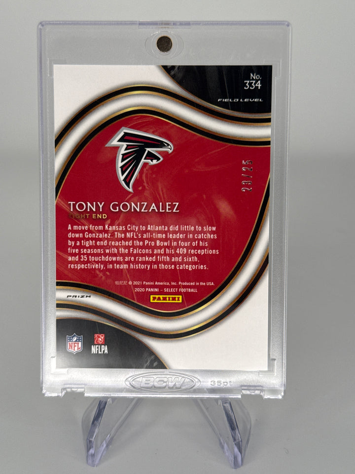 Tony Gonzalez 2020 Panini Select Tie Die Prizm, 23/25