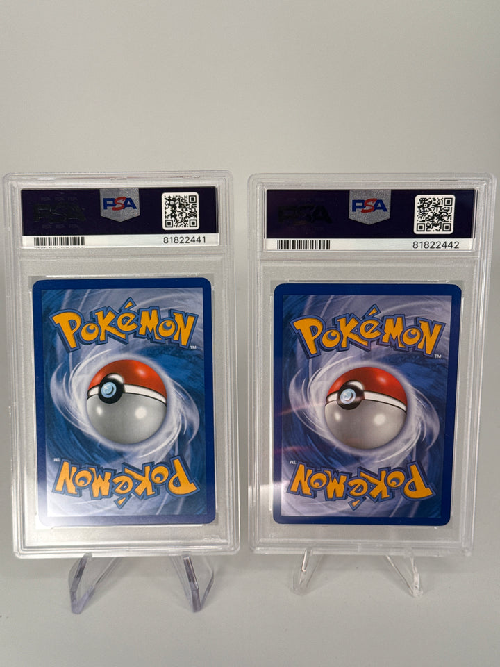 Pokemon TCG 2008 Charmander & Charmeleon  Diamond & Pearl Stormfront Holo, 101/100 & 102/100, PSA 8 (Sold as Pair)