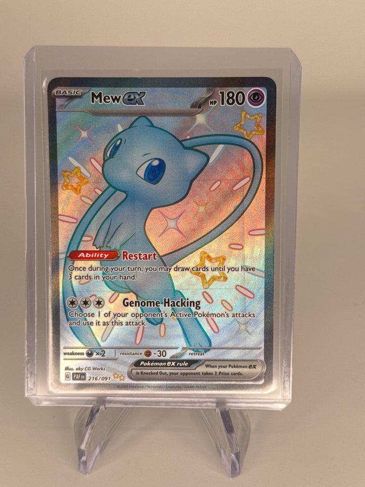 Pokemon TCG 2024 Mew Ex Paldean Fates Ultra Rare, 216/091