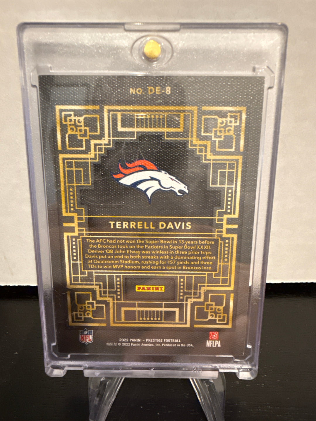 Terrell Davis 2022 Panini Prestige SSP Case Hit