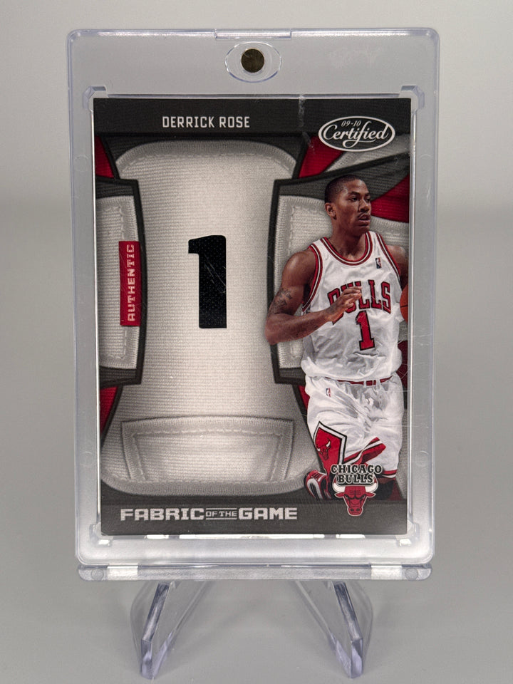 Derrick Rose 2009-2010 Panini Certified Fabric of the Game Patch, 03/99