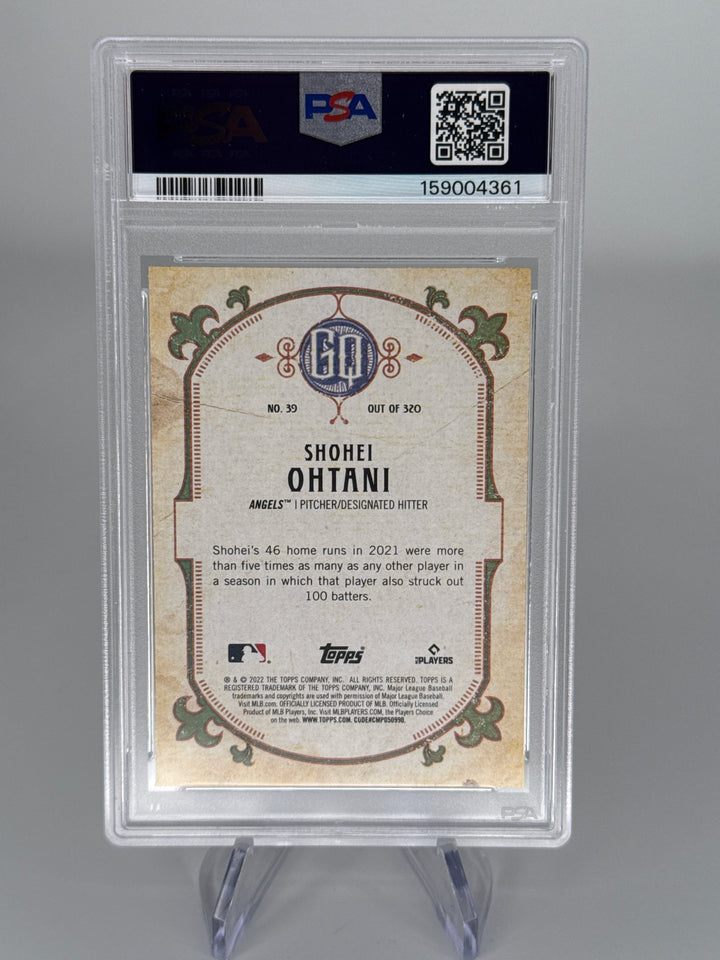 Shohei Ohtani 2022 Topps Gypsy Queen, PSA 10 Gem Mint