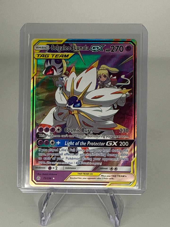 Pokemon TCG 2019 Solgaleo & Lunala GX Tag Team Sun & Moon Cosmic Eclipse, 75/236