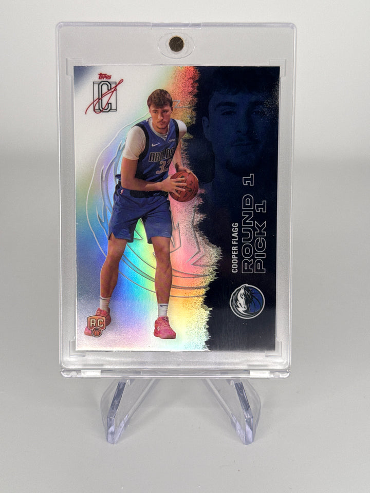 Cooper Flagg 2025 Topps Signature Class Chrome Rookie Refractor