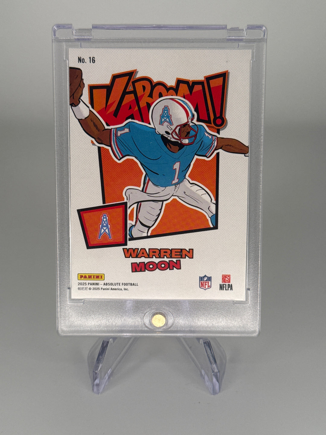 Warren Moon 2025 Panini Absolute KABOOM! Horizontal SSP Case Hit