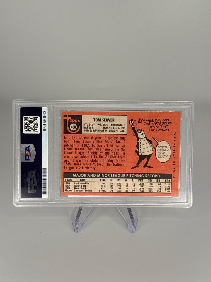 Tom Seaver 1969 Topps, PSA 10 Gem Mint Auto
