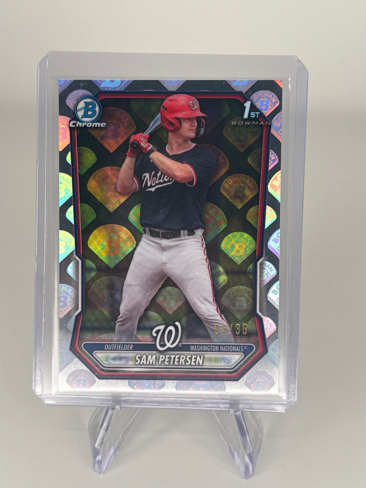 Sam Petersen 2026 Bowman Chrome 1st Bowman Refractor, 09/35