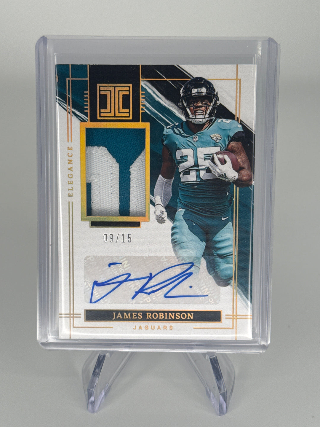 James Robinson 2022 Panini Impeccable Patch Auto, 09/15