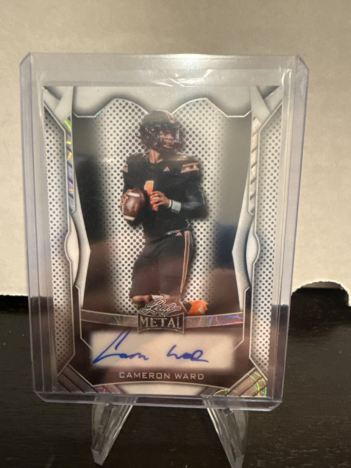 Cameron Ward 2025 Leaf Meatal Rookie Auto White, 59/65