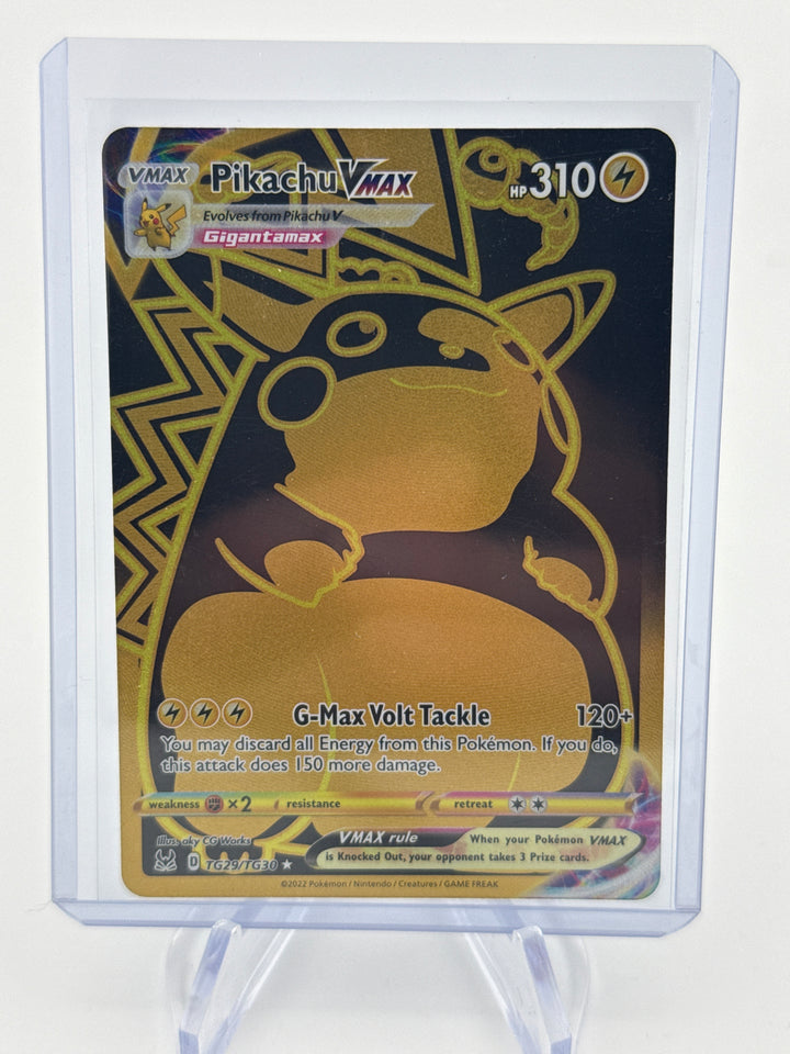 Pokemon TCG 2022 Pikachu VMax Lost Origin Ultra Rare Holofoil, TG29/TG30