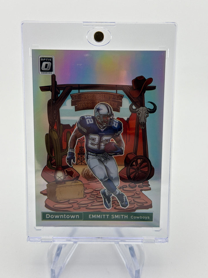 Emmitt Smith 2020 Panini Donruss Optic SSP Case Hit Downtown