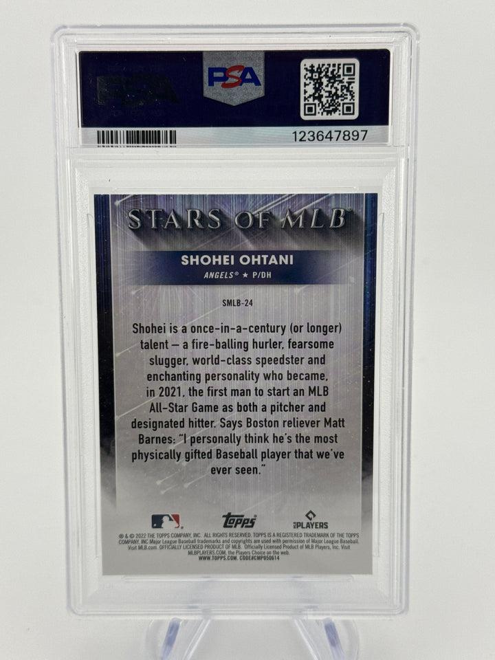 Shohei Ohtani 2022 Topps Stars of MLB, PSA 9 Mint