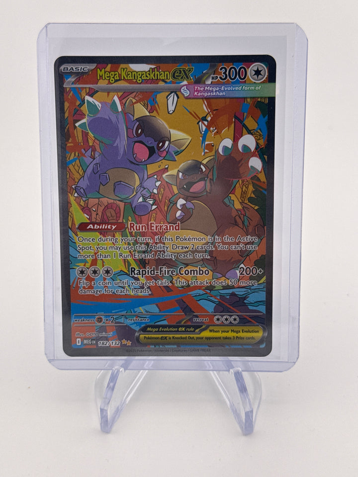 Pokemon TCG 2025 Mega Kangaskhan EX Mega Evolutions Full Art Special Illustration Rare, 182/132