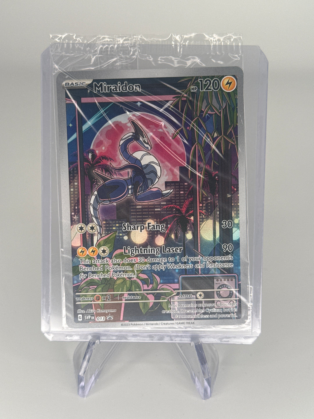 Pokemon TCG 2023 Miraidon Scarlet & Violet Sealed Black Star Promo, 013