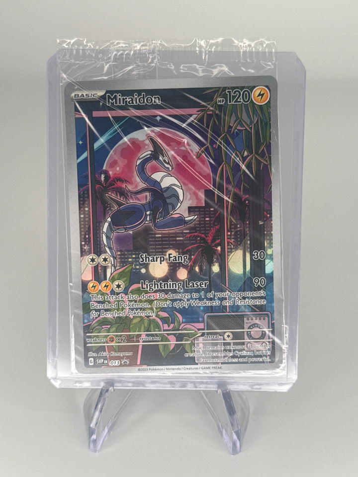 Pokemon TCG 2023 Miraidon Scarlet & Violet Sealed Black Star Promo, 013