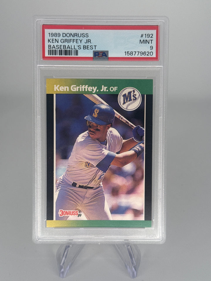 Ken Griffey Jr. 1989 Donruss Baseball's Best Rookie, PSA 9 Mint