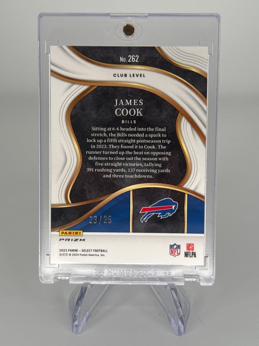 James Cook 2023 Panini Select Tie Die Prizm, 23/25