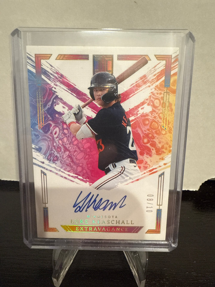 Luke Keaschall 2024 Panini Impeccable Extravagance Auto Gold, 08/10