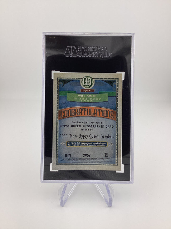 Will Smith 2020 Topps Gypsy Queen Auto, SGC 9.5 Gem Mint, SGC 10 Auto