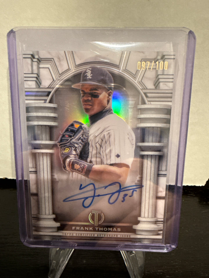 Frank Thomas 2023 Topps Tribute Olympus Auto, 097/100