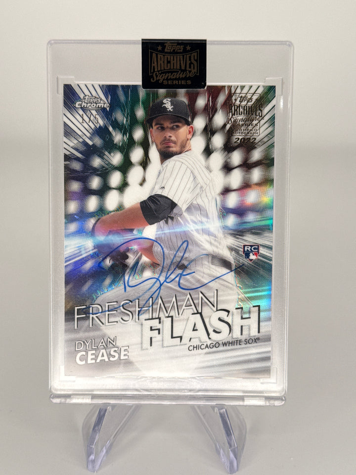 Dylan Cease 2022 Topps Archives Freshman Flash Rookie Auto, 1/5