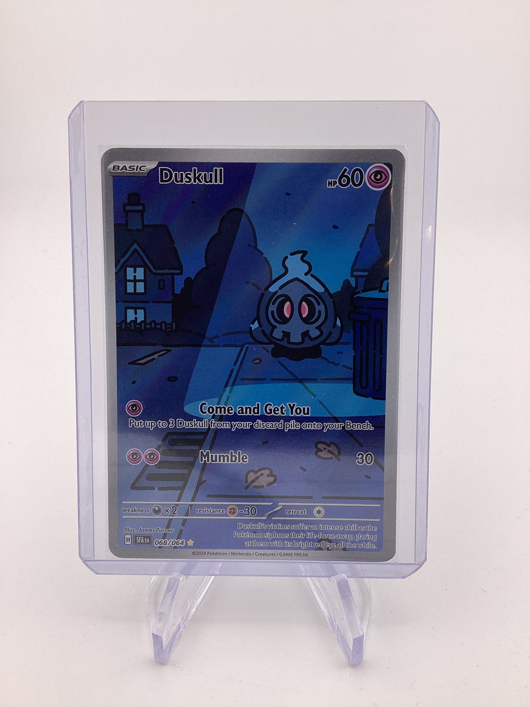 Pokemon TCG 2024 Duskull Shrouded Fables Special Illustration Rare, 068/064