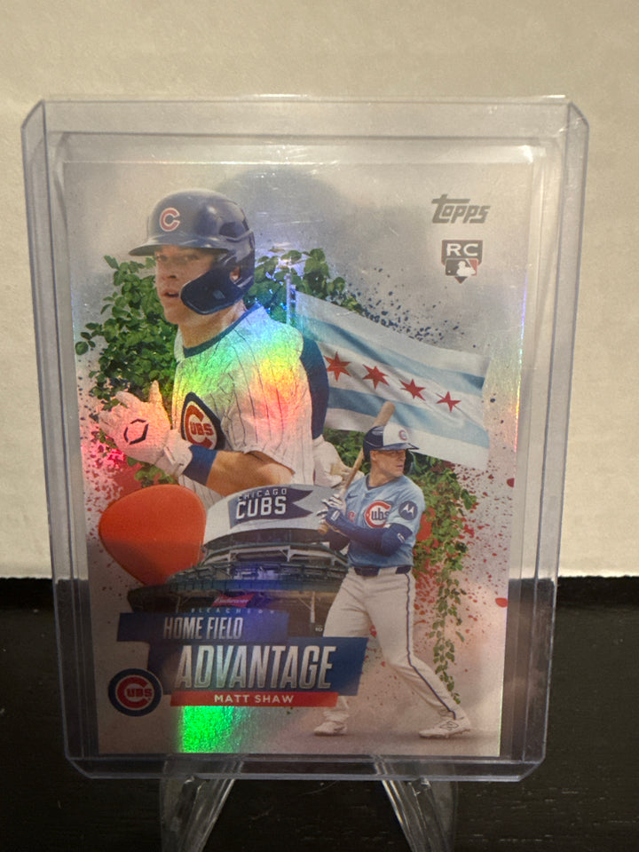 Matt Shaw 2025 Topps Update Series Home Field Advantage Rookie