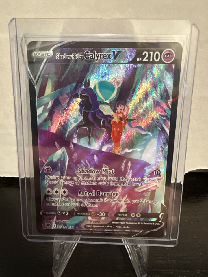 Pokemon TCG 2022 Shadow Rider Calyrex V Astral Radiance Trainer Gallery, TG17/TG30