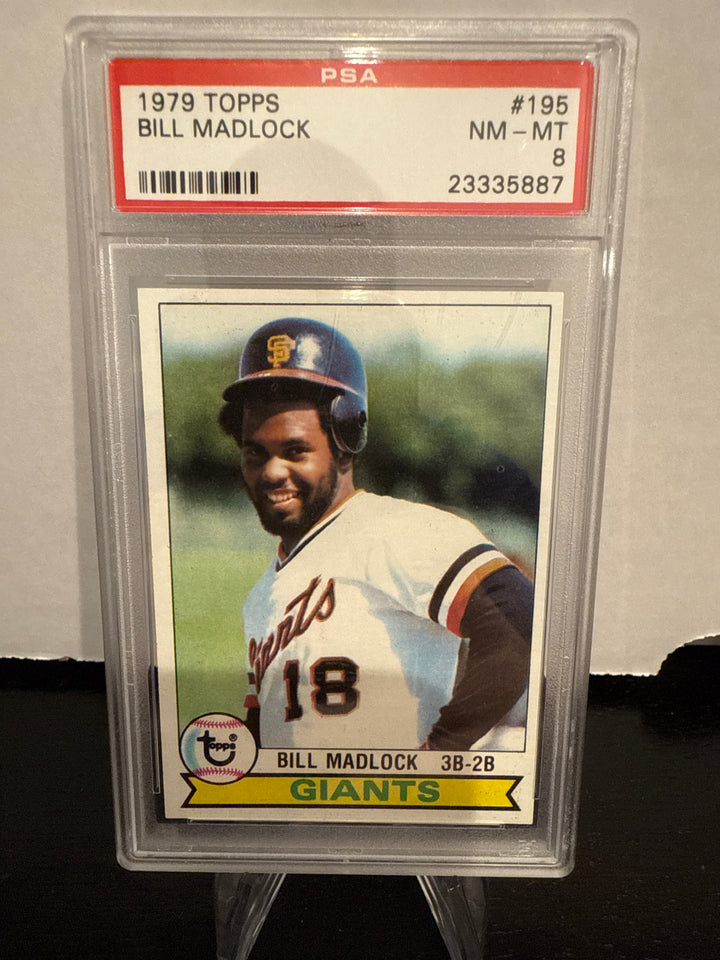 Bill Madlock 1979 Topps, PSA 8