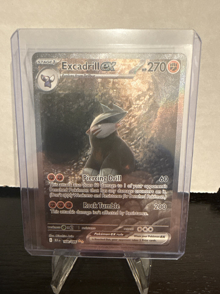 Pokemon TCG 2025 Excadrill Black Bolt Full Art Special Illustration Rare, 168/086