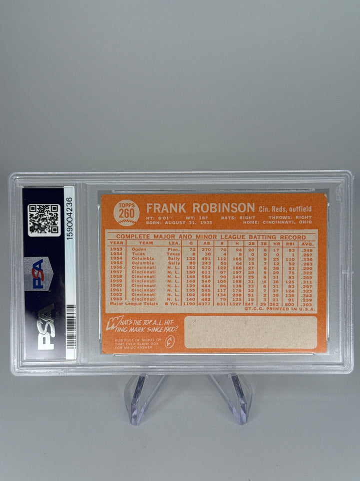 Frank Robinson 1964 Topps, PSA 3